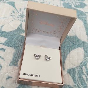 Sterling Silver Mickey Earrings